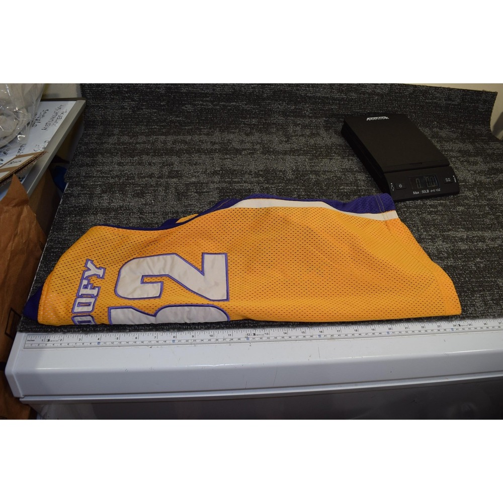 Goofy Goliaths Jersey Shirt Kids XL‎ Yellow Purple Basketball Disney World 32 - Picture 14 of 16